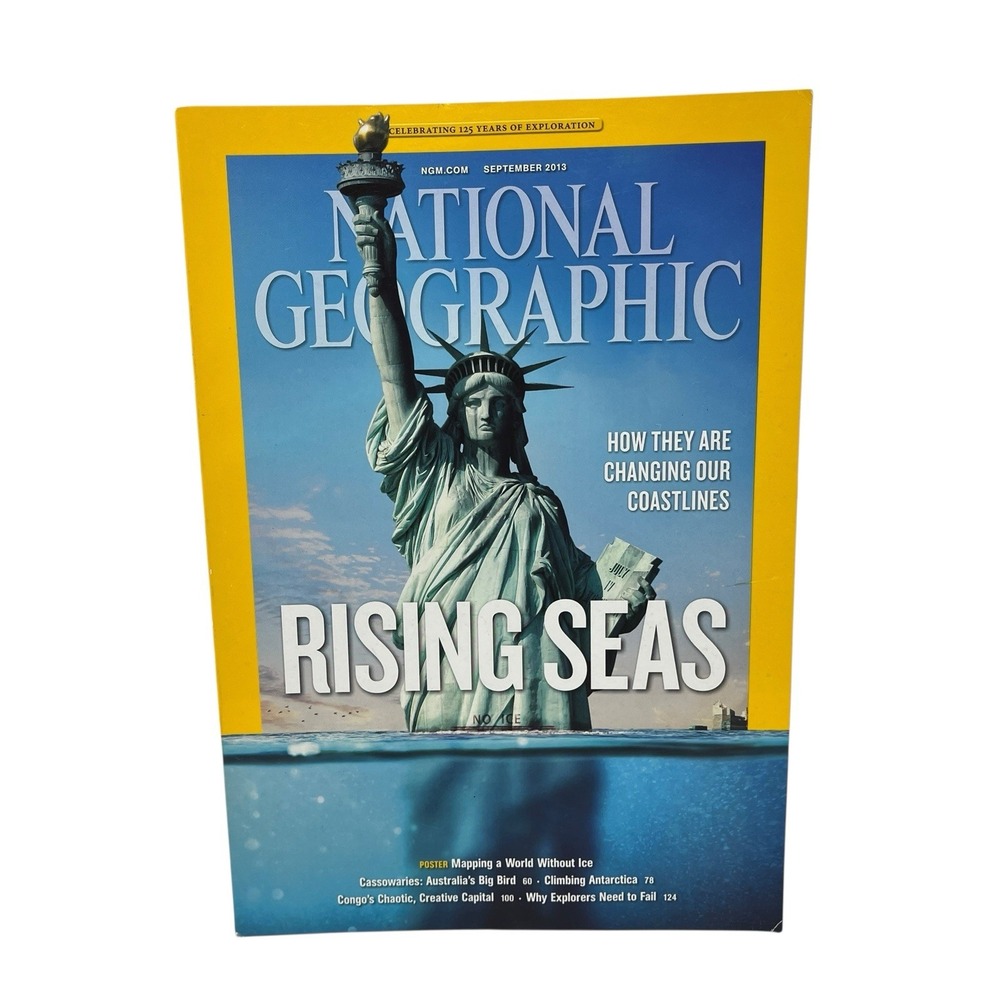 National Geographic Magazine September 2013‎ Rising Seas, Coastlines, Antarctica